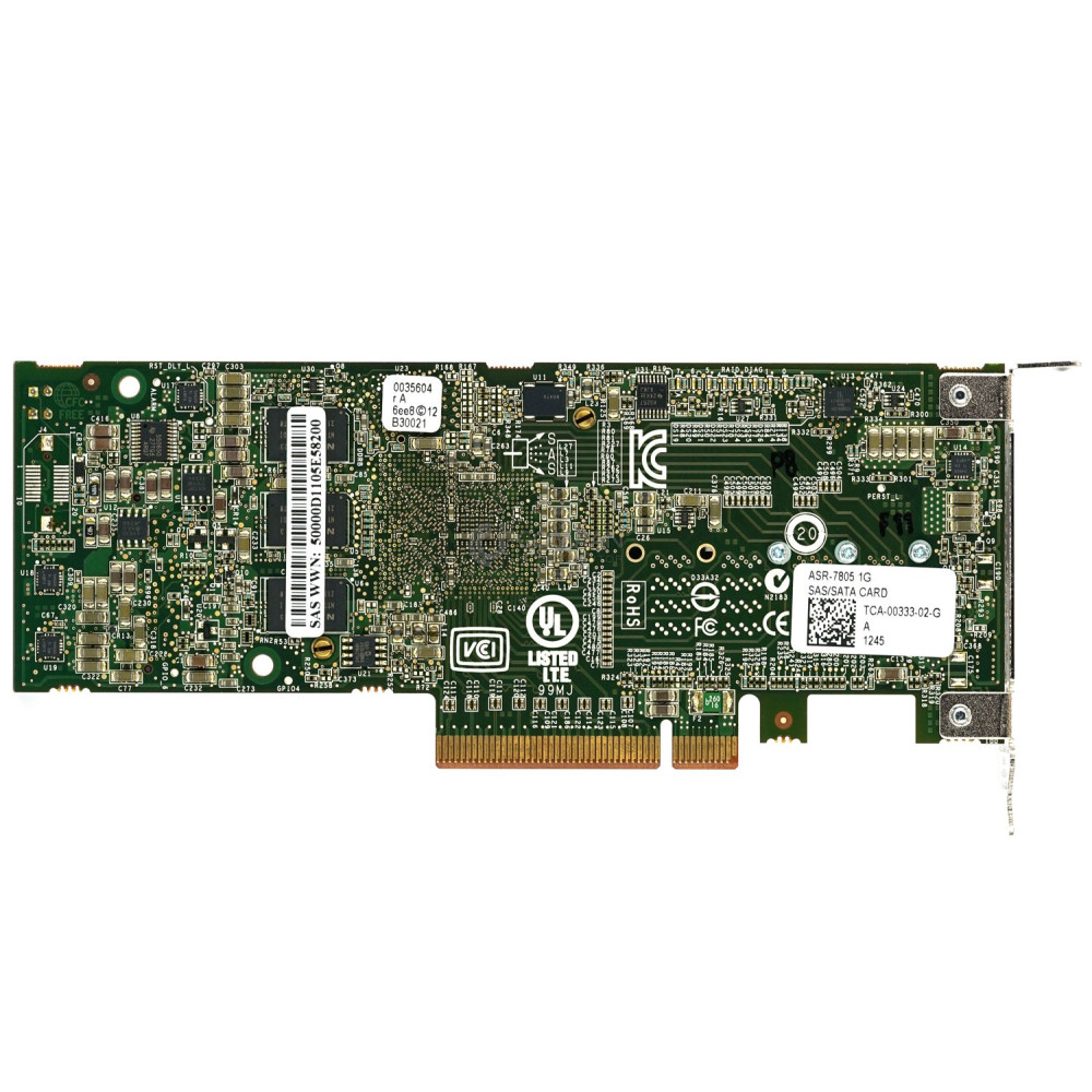 ASR-7805 LP ADAPTEC 1G PCI-E SAS SATA 6GB RAID CONTROLLER LOW PROFILE